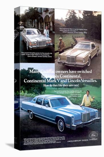 Lincoln 1978 Cadillac Owners…-null-Stretched Canvas