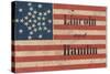 Lincoln and Hamlin Campaign Banner-null-Stretched Canvas