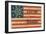 Lincoln and Hamlin Campaign Flag-null-Framed Art Print