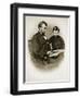 Lincoln and Tad, 1864-Anthony Berger-Framed Giclee Print