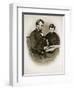 Lincoln and Tad, 1864-Anthony Berger-Framed Giclee Print