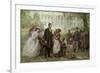 Lincoln and the Contraband-Jean Leon Gerome Ferris-Framed Premium Giclee Print