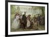 Lincoln and the Contraband-Jean Leon Gerome Ferris-Framed Premium Giclee Print