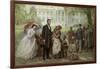 Lincoln and the Contraband-Jean Leon Gerome Ferris-Framed Giclee Print