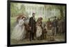 Lincoln and the Contraband-Jean Leon Gerome Ferris-Framed Giclee Print