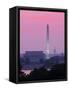 Lincoln and Washington Memorials and Capitol, Washington D.C. Usa-Walter Bibikow-Framed Stretched Canvas