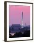 Lincoln and Washington Memorials and Capitol, Washington D.C. Usa-Walter Bibikow-Framed Photographic Print