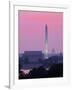 Lincoln and Washington Memorials and Capitol, Washington D.C. Usa-Walter Bibikow-Framed Photographic Print