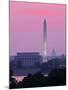 Lincoln and Washington Memorials and Capitol, Washington D.C. Usa-Walter Bibikow-Mounted Photographic Print