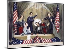 Lincoln Assassination-null-Mounted Giclee Print