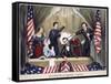 Lincoln Assassination-null-Framed Stretched Canvas
