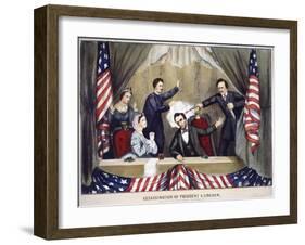 Lincoln Assassination-null-Framed Giclee Print