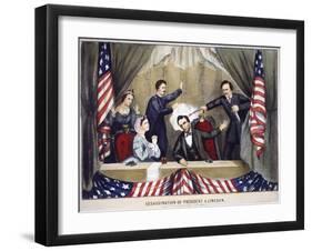 Lincoln Assassination-null-Framed Giclee Print