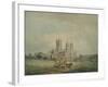 Lincoln Cathedral, 1797 (W/C on Paper)-Thomas Girtin-Framed Giclee Print