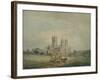 Lincoln Cathedral, 1797 (W/C on Paper)-Thomas Girtin-Framed Giclee Print