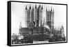 Lincoln Cathedral, 1936-null-Framed Stretched Canvas