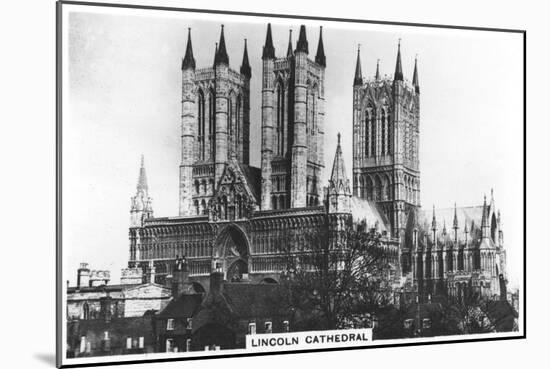 Lincoln Cathedral, 1936-null-Mounted Giclee Print