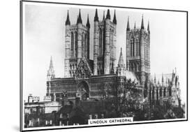 Lincoln Cathedral, 1936-null-Mounted Giclee Print