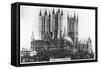 Lincoln Cathedral, 1936-null-Framed Stretched Canvas