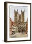 Lincoln Cathedral, and Exchequer Gate-Alfred Robert Quinton-Framed Giclee Print