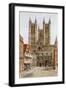 Lincoln Cathedral, and Exchequer Gate-Alfred Robert Quinton-Framed Giclee Print