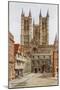 Lincoln Cathedral, and Exchequer Gate-Alfred Robert Quinton-Mounted Giclee Print