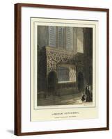 Lincoln Cathedral, Bishop Longland's Monument-Hablot Knight Browne-Framed Giclee Print