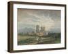 'Lincoln Cathedral', c1795-Thomas Girtin-Framed Giclee Print