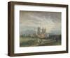 'Lincoln Cathedral', c1795-Thomas Girtin-Framed Giclee Print