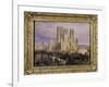 Lincoln Cathedral from the North West, Lincolnshire, England, 19th Century-Frederick Mackenzie-Framed Giclee Print