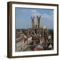 Lincoln Cathedral from the West-CM Dixon-Framed Photographic Print