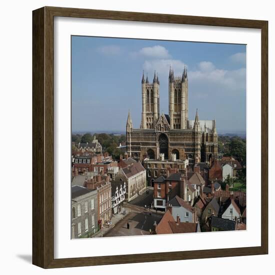 Lincoln Cathedral from the West-CM Dixon-Framed Photographic Print