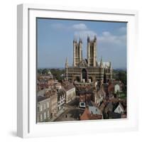 Lincoln Cathedral from the West-CM Dixon-Framed Photographic Print