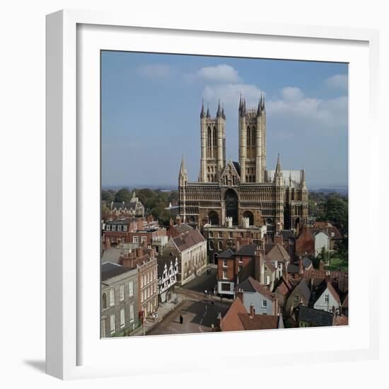 Lincoln Cathedral from the West-CM Dixon-Framed Photographic Print