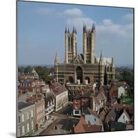 Lincoln Cathedral from the West-CM Dixon-Mounted Photographic Print