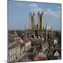 Lincoln Cathedral from the West-CM Dixon-Mounted Photographic Print