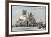 Lincoln Cathedral in the Snow-null-Framed Photographic Print