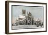 Lincoln Cathedral in the Snow-null-Framed Photographic Print