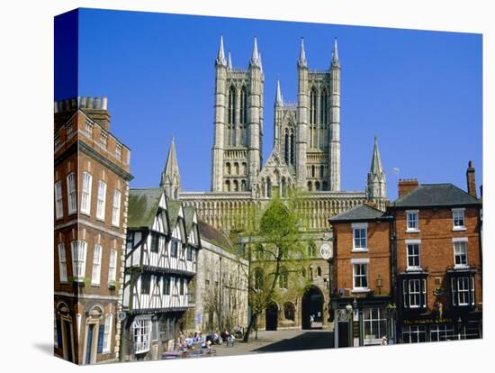 Lincoln Cathedral, Lincoln, England, UK-Neale Clarke-Stretched Canvas