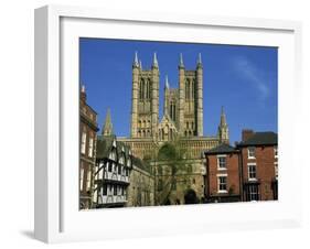 Lincoln Cathedral, Lincoln, Lincolnshire, England, United Kingdom, Europe-Neale Clarke-Framed Photographic Print