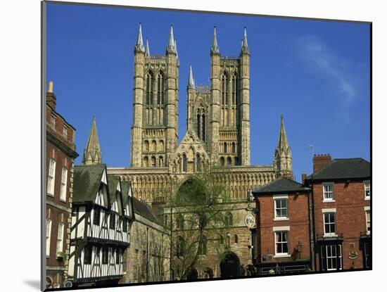 Lincoln Cathedral, Lincoln, Lincolnshire, England, United Kingdom, Europe-Neale Clarke-Mounted Photographic Print