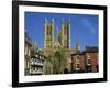 Lincoln Cathedral, Lincoln, Lincolnshire, England, United Kingdom, Europe-Neale Clarke-Framed Photographic Print