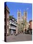 Lincoln Cathedral, Lincolnshire-Peter Thompson-Stretched Canvas