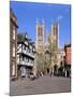 Lincoln Cathedral, Lincolnshire-Peter Thompson-Mounted Photographic Print