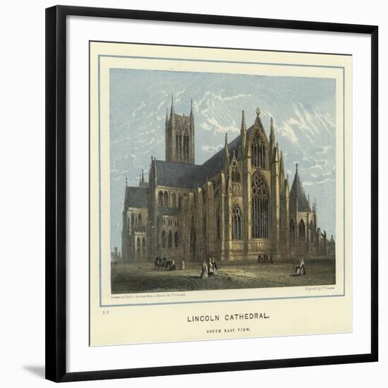 Lincoln Cathedral, South East View-Hablot Knight Browne-Framed Giclee Print