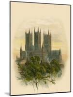 Lincoln Cathedral, South West-Arthur Wilde Parsons-Mounted Giclee Print