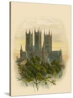 Lincoln Cathedral, South West-Arthur Wilde Parsons-Stretched Canvas