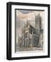'Lincoln Cathedral - View of South Transept & Central Tower', 1836-Benjamin Winkles-Framed Giclee Print
