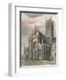 'Lincoln Cathedral - View of South Transept & Central Tower', 1836-Benjamin Winkles-Framed Giclee Print