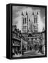 Lincoln Cathedral-Fred Musto-Framed Stretched Canvas